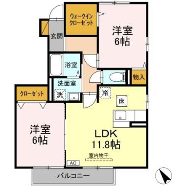 サントビーサウスヒル B 101