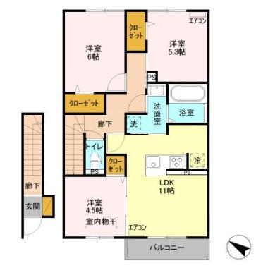 フォレヴィラージュ　Ｂ 202